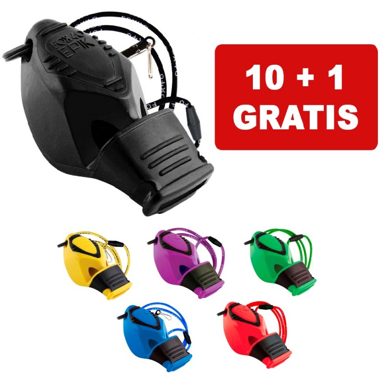 Set 10+1 Silbato GRATIS FOX 40 Mini